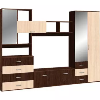 Гостиная LuxDorf СГ1 венге/дуб млечный