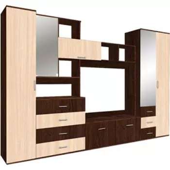 Гостиная LuxDorf СГ2 венге/дуб млечный