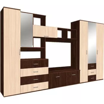 Гостиная LuxDorf СГ6 венге/дуб млечный