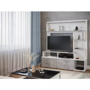 Гостиная Mebel Ars Юджи (белый/ателье светлый)