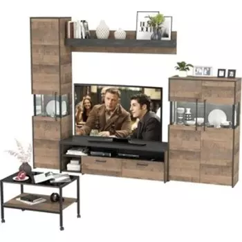 Гостиная Моби Трувор 140 дуб гранж песочный/интра