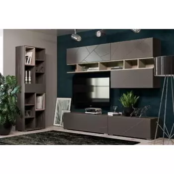 Гостиная Сильва Summit 8 НМ 011.86+НМ 011.86-01+НМ 014.21ВВ+НМ 014.21-01ВВ+НМ 014.21-01ВН+НМ 011.92+НМ 011.92-01+НМ 011.94 Капучино, Софт графит