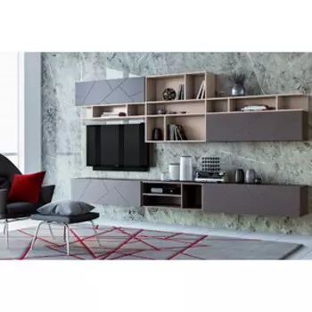 Гостиная Сильва Summit компл. 1 (НМ 011.86+НМ 011.86+НМ 011.88+НМ 014.21ВВ+НМ 014.21ВН+НМ 011.92+НМ 011.92+НМ 011.93) Капучино, Софт графит