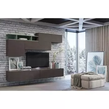 Гостиная Сильва Summit комплектация 4 (НМ 011.86+НМ 011.86+НМ 014.53-01+НМ 014.21ВВ+НМ 014.21ВВ+НМ 011.92) Муссон, Софт графит (TSLV0066)