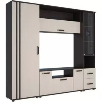 Гостиная Стиль Атлантида 7 венге/дуб молочный