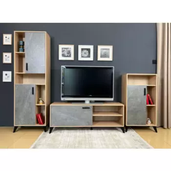 Гостиная Woodville Алди дуб сонома / каспий темный (554969)