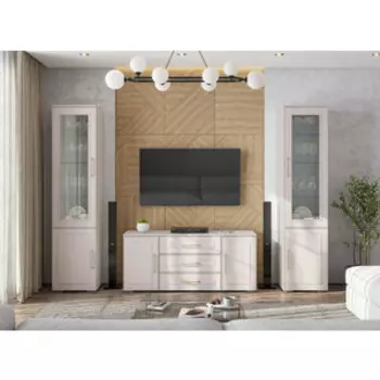 Гостиная Woodville Мотру кашемир / шампань комплектация 1 (584207)