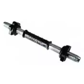 Гриф гантельный Titan 26мм, L 450мм (обрезиненная ручка, замок-гайка)