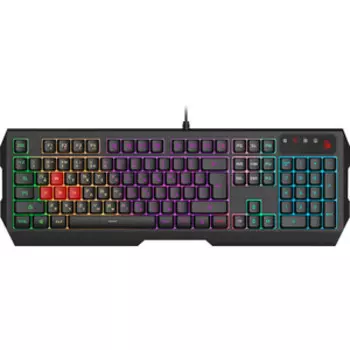 Игровая клавиатура A4Tech Bloody B140N черный USB Multimedia for gamer LED (подставка для запястий) (B140N)