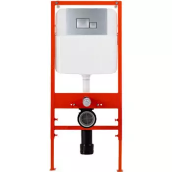 Инсталляция для унитаза BelBagno с клавишей матовый хром (BB026, BB070CR.MAT)