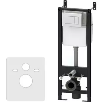 Инсталляция для унитаза Damixa с белой клавишей (DX00.I011.0101)