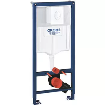 Инсталляция для унитаза Grohe Rapid SL с кнопкой Skate Air белая (38722001)