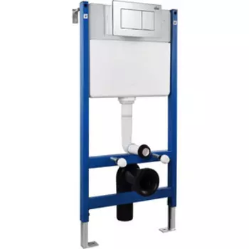 Инсталляция для унитаза Timo TWC-01 с клавишей Reko хром матовый (TWC-01, FP-004)