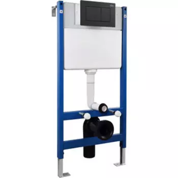 Инсталляция для унитаза Timo TWC-01 с клавишей Reko матовый черный (TWC-01, FP-004MB)