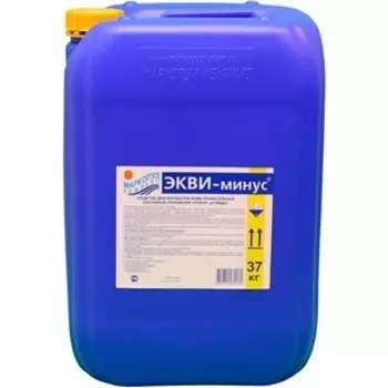 ЭКВИ-МИНУС Маркопул Кемиклс М52, 30л(37кг) канистра, жидкость для понижения уровня рН воды,
