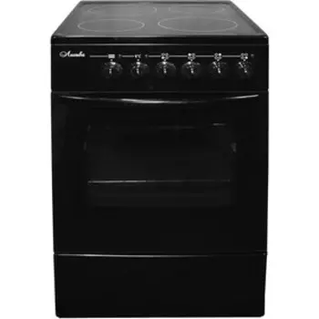 Электрическая плита Лысьва EF4011MK00 черный стеклокерамика (без крышки)