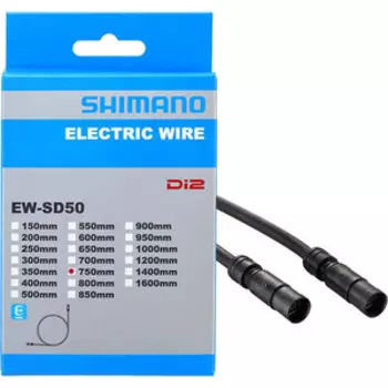 Электрический провод Shimano Di2, EW-SD50, для Ultegra Di2, STEPS, 750 мм цв. черный