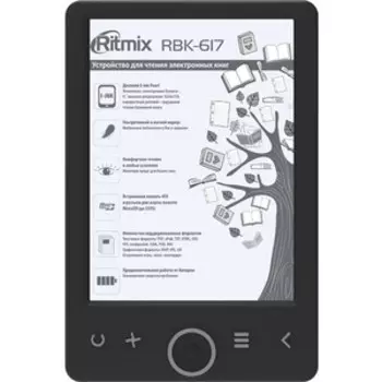 Электронная книга Ritmix RBK-617 Black