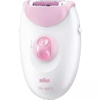 Эпилятор Braun 3270 Silk-epil 3, белый/розовый