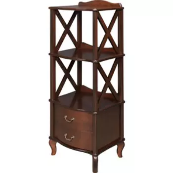 Этажерка Мебелик Джульетта 2 орех (П0003906)