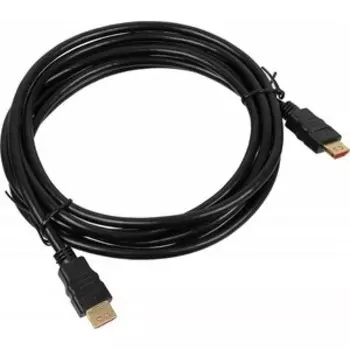 Кабель аудио-видео Buro HDMI 1.4 HDMI (m)/HDMI (m) 3м. Позолоченные контакты черный (BHP HDMI V1.4 3M LOCK)
