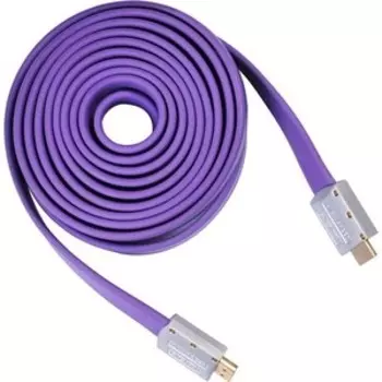 Кабель аудио-видео Buro HDMI 1.4 HDMI (m)/HDMI (m) 5м. черный (HDMI 19M-19M V1.4 FL)
