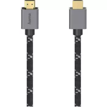 Кабель HDMI HAMA Ultra High Speed HDMI 8K HDMI (m)/HDMI (m) 2м. Позолоченные контакты серый (уп.:1шт) (00200504)