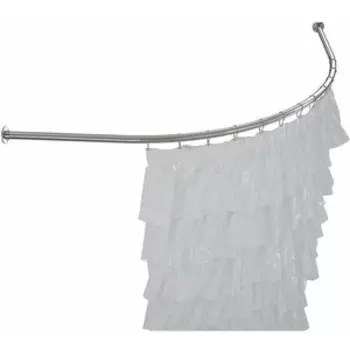 Карниз для ванны Aquanet Jamaica 160x100 см, хром (152670)