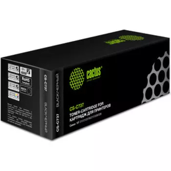 Картридж Cactus CS-C737 black ((2400стр.) для Canon MF 210/211/212/216/217/220) (CS-C737)