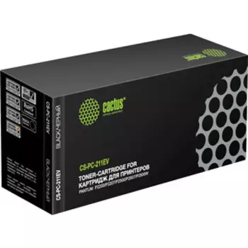 Картридж Cactus CS-PC-211EV black (1600стр.) для Pantum P2200/P2207/P2500/P2507 черный (CS-PC-211EV)