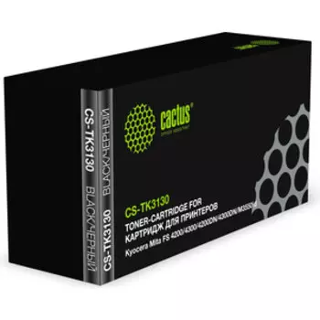 Картридж Cactus CS-TK3130 black ((25000стр.) для Kyocera Mita FS 4200/4300/4200DN/4300DN/M3) (CS-TK3130)