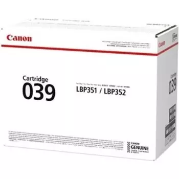 Картридж Canon 039BK 0287C001 черный (11000стр.)