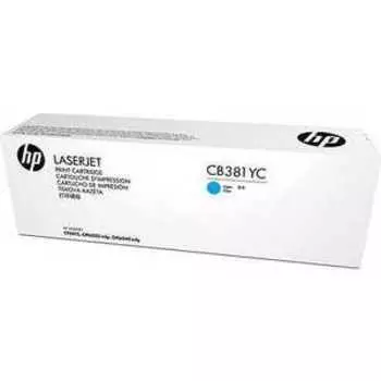Картридж HP CB381YC голубой (CB381YC)