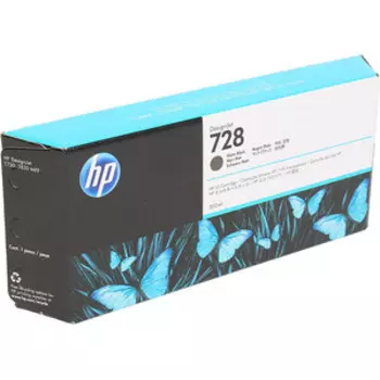 Картридж HP F9J68A №728 черный 300 мл.