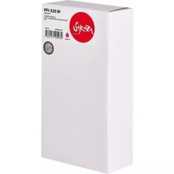 Картридж Sakura 2892C001 ( PFI-320 M) для Canon, пурпурный, 300 мл.