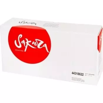 Картридж Sakura 44318622 для OKI, черный, 11500 к.