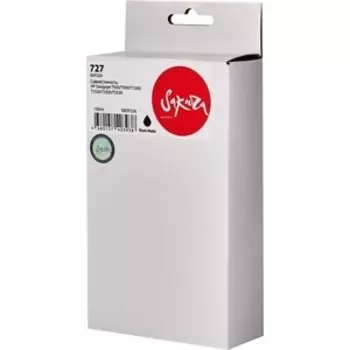 Картридж Sakura B3P22A (№727 Matte Black) для HP, черный матовый, 130 мл.