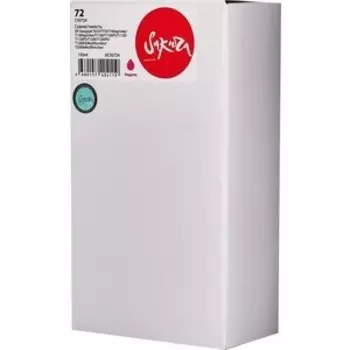 Картридж Sakura C9372A (№72 Magenta) для HP, пурпурный, 130 мл.