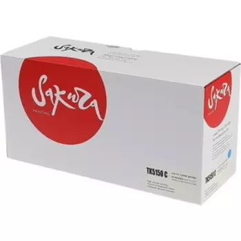 Картридж Sakura TK5150C (1T02NSCNL0) для Kyocera Mita, голубой, 10000 к.