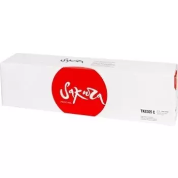 Картридж Sakura TK8305C (1T02LKCNL0) для Kyocera, голубой, 15000 к.