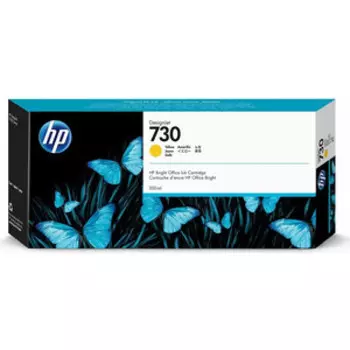 Картридж струйный HP 730 P2V70A желтый (300мл)