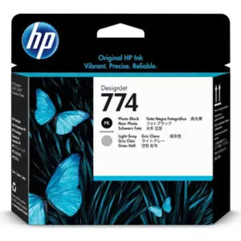 Картридж струйный HP 774 P2W00A черный/светло-серый (775мл)