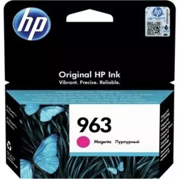Картридж струйный HP 963 3JA24AE пурпурный (700стр.) (3JA24AE)