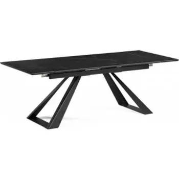 Керамический стол Woodville Геральд 160(220)х90х75 черный (588059)