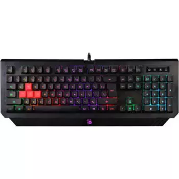 Игровая клавиатура A4Tech Bloody B120N черный USB Multimedia for gamer LED (подставка для запястий) (B120N)