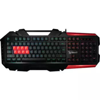 Игровая клавиатура A4Tech Bloody B3590R механическая черный/красный USB for gamer LED (B3590R (BLACK+RED))