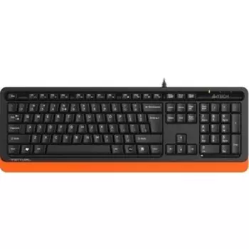 Клавиатура A4Tech Fstyler FKS10 черный/оранжевый USB (FKS10 ORANGE)