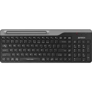 Клавиатура беспроводная A4Tech Fstyler FBK25 black/grey (USB, BT/Radio, slim, multimedia) (FBK25 BLACK)