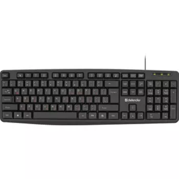 Клавиатура Defender Concept HB-164 black (USB, 104 кл. +12FN) (45164)