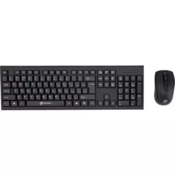 Клавиатура + мышь Oklick 630M клавиатура:черный, мышь:черный USB (1091260)